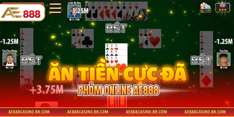 Phỏm Online AE888 – Hướng Dẫn Chi Tiết Mẹo Thắng Lớn Cho Newbie