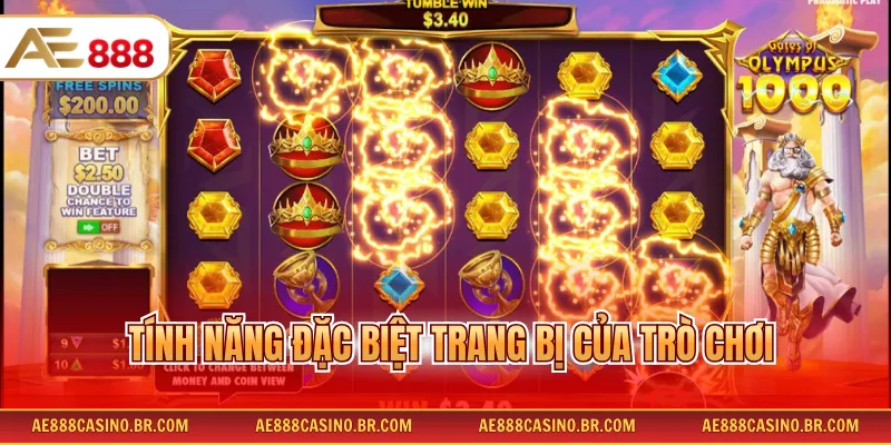 Tính năng đặc biệt trang bị của trò chơi